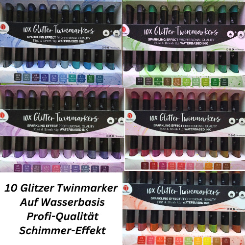 Twinmarker glitzer set auf - twinmarker,