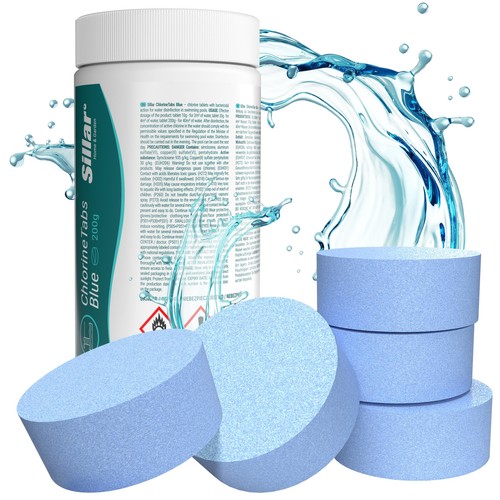 Chlortabletten 1kg 200g sillar - chlortabletten,