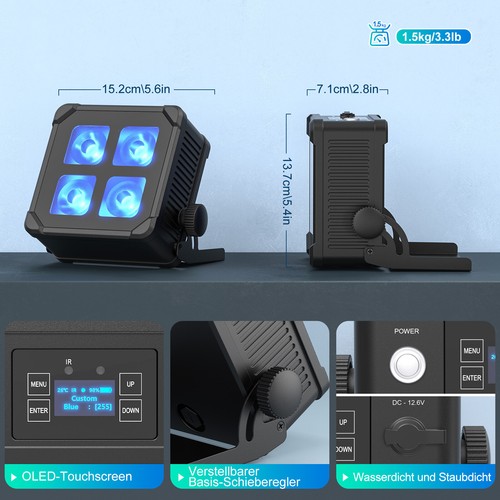Ip65 wasserdichte akku leds - ip65,