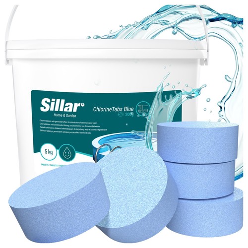Chlortabletten 5kg 200g sillar - 5kg,