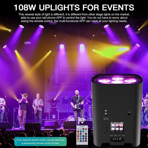 108w rgbwa akku kabellos - 108w,
