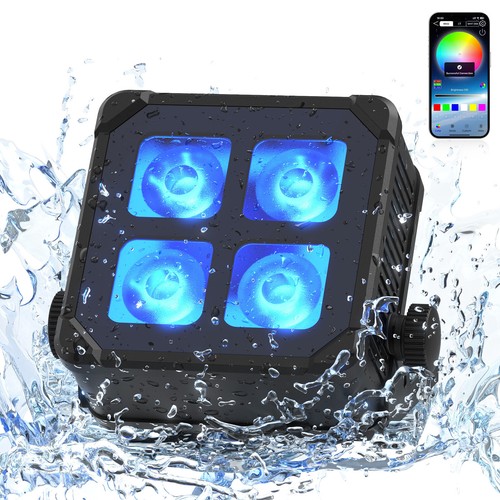 10x 60w rgbwa akku led - uv,