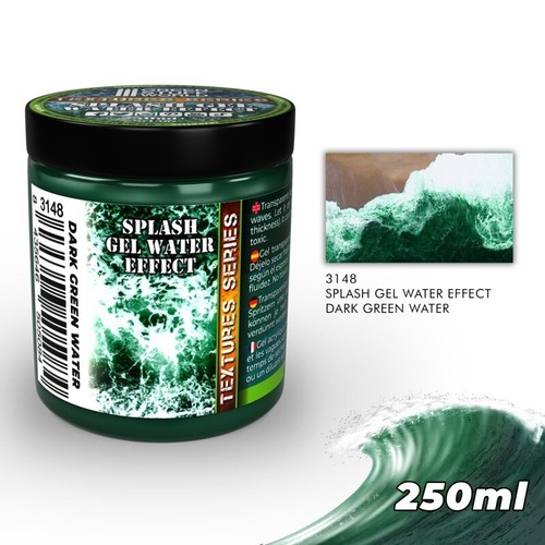 Wassereffekt gel dunkelgrün - -,
